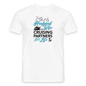 Croisière - T-shirt homme - blanc - Devant - AI Model Male 178 dark (178cm)