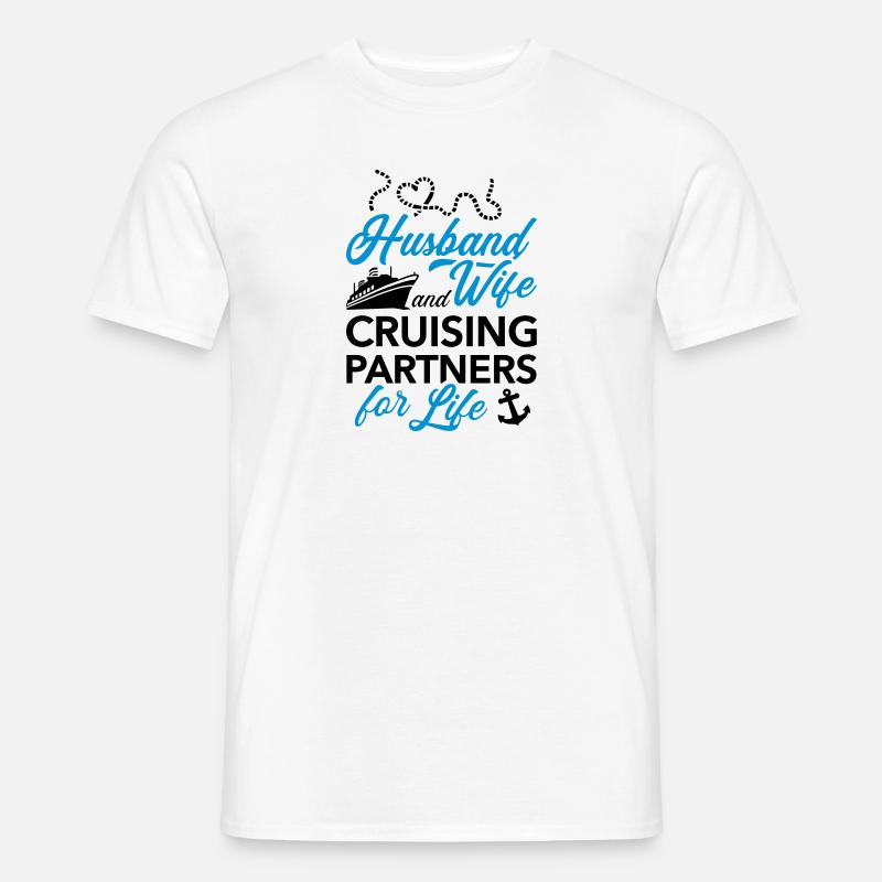 Kreuzfahrt - Männer T-Shirt - Weiß