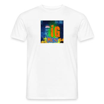 CHEMIE DER GROSSEN MÄNNER - Männer T-Shirt - Weiß - Vorne - AI Model Male 178 dark (178cm)