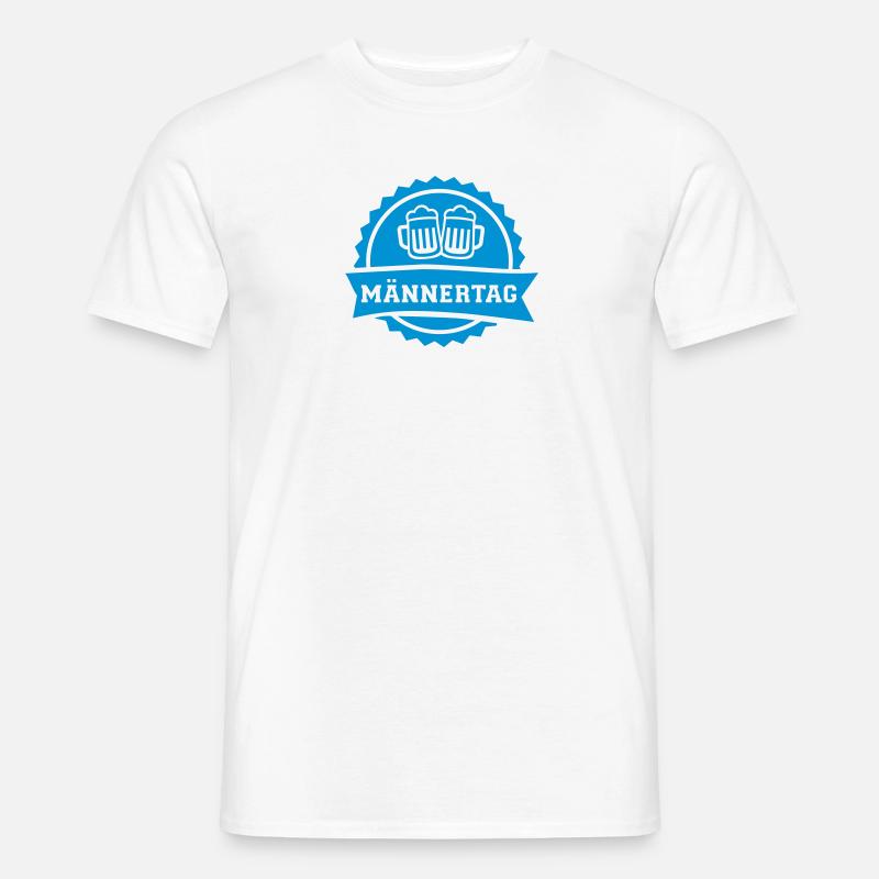 Männertag - Männer T-Shirt - Weiß
