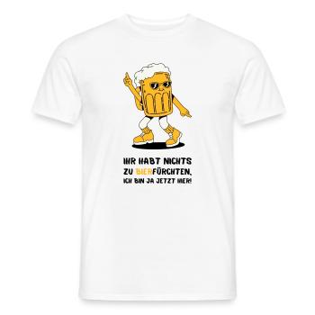 Ihr Habt Nichts Zu Bierfürchten - Männer T-Shirt - Weiß - Vorne - AI Model Male 178 dark (178cm)