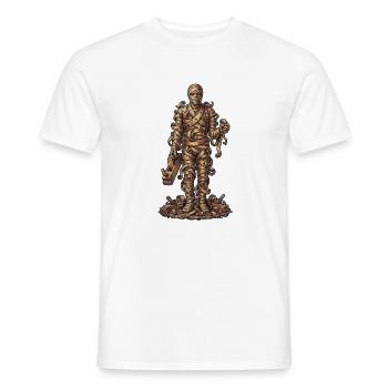 Halloween Tischler Mumie - Männer T-Shirt - Weiß - Vorne - AI Model Male 178 dark (178cm)