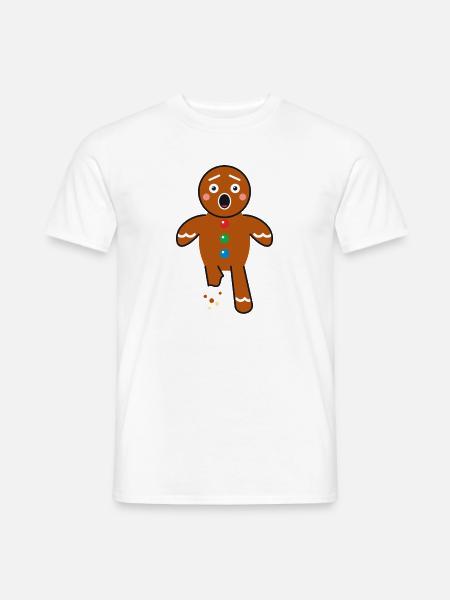 Keks - Männer T-Shirt - Weiß