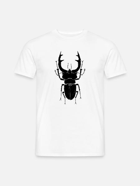 Hirschkäfer Entomologie Wildnis - Männer T-Shirt - Weiß
