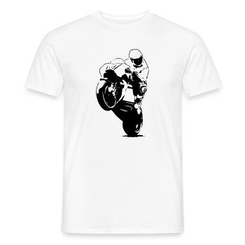 Moto-GP Racing - Men's T-Shirt - white - Front - AI Model Male 178 dark (178cm)