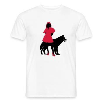 Red Riding Hood - T-shirt homme - blanc - Devant - AI Model Male 178 dark (178cm)