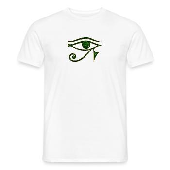 Auge des Horus, Horusauge, Ägypten, Schutzsymbol - Männer T-Shirt - Weiß - Vorne - AI Model Male 178 dark (178cm)