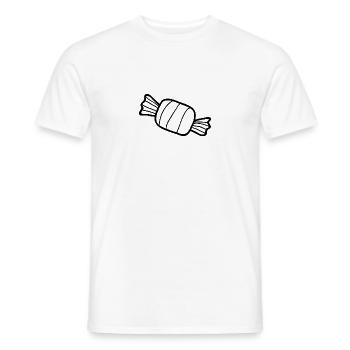 Candy sweets children drawing gift idea - Men's T-Shirt - white - Front - AI Model Male 178 dark (178cm)
