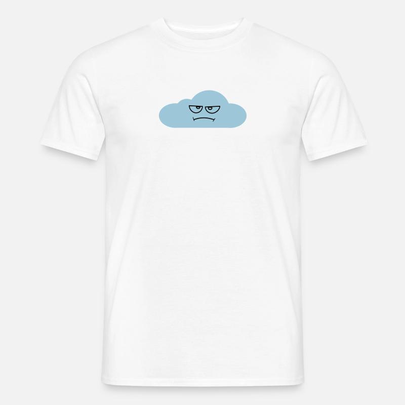 nur mürrische Wolke - Männer T-Shirt - Weiß
