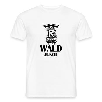 Wald Junge Rennsteig - Männer T-Shirt - Weiß - Vorne - AI Model Male 178 dark (178cm)