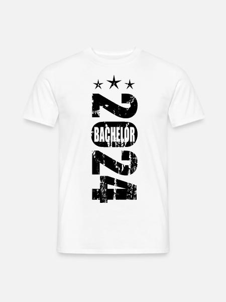 Bachelor 2024 - Männer T-Shirt - Weiß