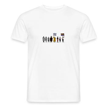 Leave No One Behind - Queer - trans - pride - Männer T-Shirt - Weiß - Vorne - AI Model Male 178 dark (178cm)