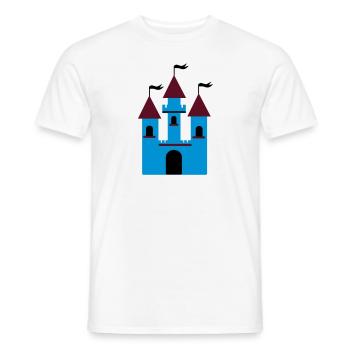 serrure - T-shirt homme - blanc - Devant - AI Model Male 178 dark (178cm)