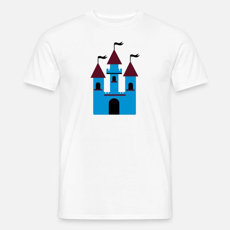 Schloss - Männer T-Shirt - Weiß
