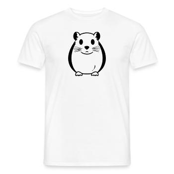 Hamster - Männer T-Shirt - Weiß - Vorne - AI Model Male 178 dark (178cm)