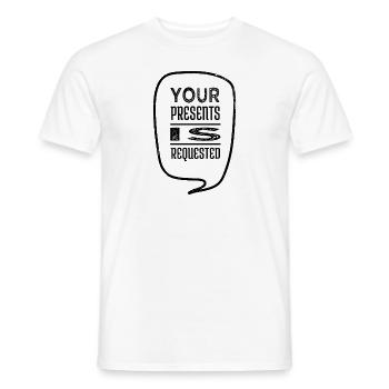 geek awkward cool christmas present funny quote - Männer T-Shirt - Weiß - Vorne - AI Model Male 178 dark (178cm)