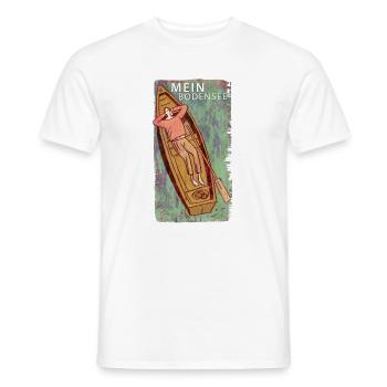 Bodensee - Männer T-Shirt - Weiß - Vorne - AI Model Male 178 dark (178cm)