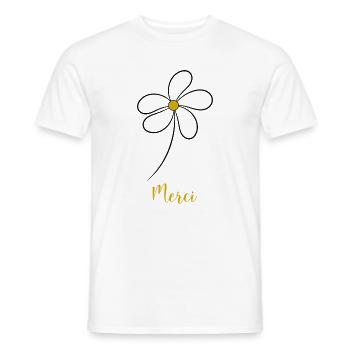 MISTRESS. THANK YOU. THANK YOU MISTRESS. MISTRESS - Men's T-Shirt - white - Front - AI Model Male 178 dark (178cm)