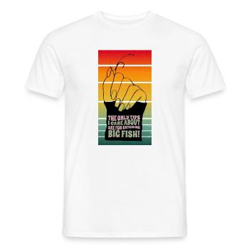 Carp Fishing Girls: Nur Tipps für Big Fish zählen! - Männer T-Shirt - Weiß - Vorne - AI Model Male 178 dark (178cm)