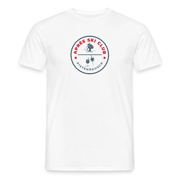 Après Ski Club Pistenrausch Logo - Männer T-Shirt - Weiß - Vorne - AI Model Male 178 dark (178cm)