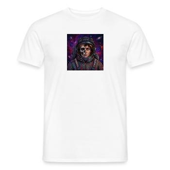 Dead in Space - Men's T-Shirt - white - Front - AI Model Male 178 dark (178cm)