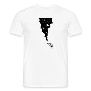 Cerveau de motard Vintage - T-shirt homme - blanc - Devant - AI Model Male 178 dark (178cm)