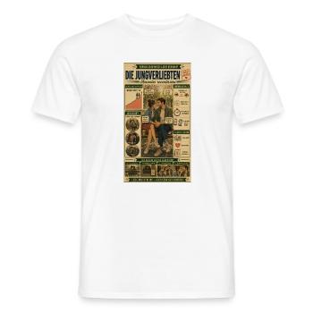 Die Jungverliebten – Frisch verliebt - Männer T-Shirt - Weiß - Vorne - AI Model Male 178 dark (178cm)