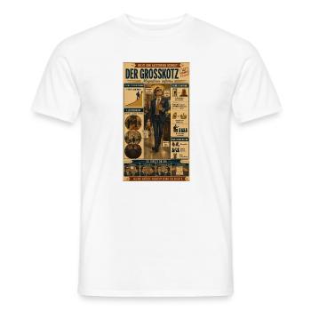 Der Großkotz – Status trifft Größenwahn - Männer T-Shirt - Weiß - Vorne - AI Model Male 178 dark (178cm)
