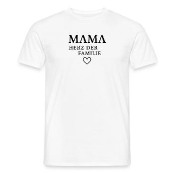 Mom - Men's T-Shirt - white - Front - AI Model Male 178 dark (178cm)