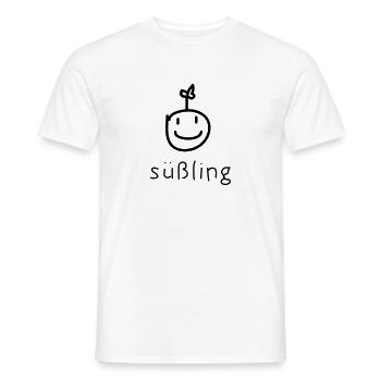 Süßling - Männer T-Shirt - Weiß - Vorne - AI Model Male 178 dark (178cm)