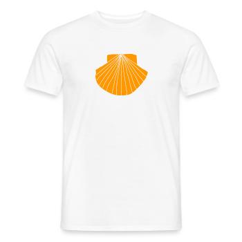 Coquille - T-shirt homme - blanc - Devant - AI Model Male 178 dark (178cm)