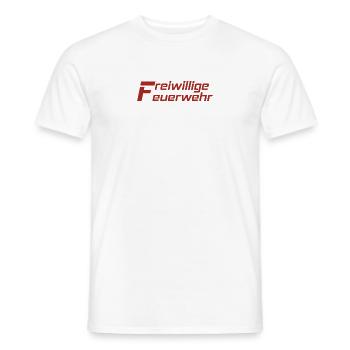 Freiwillige Feuerwehr Rot - Männer T-Shirt - Weiß - Vorne - AI Model Male 178 dark (178cm)
