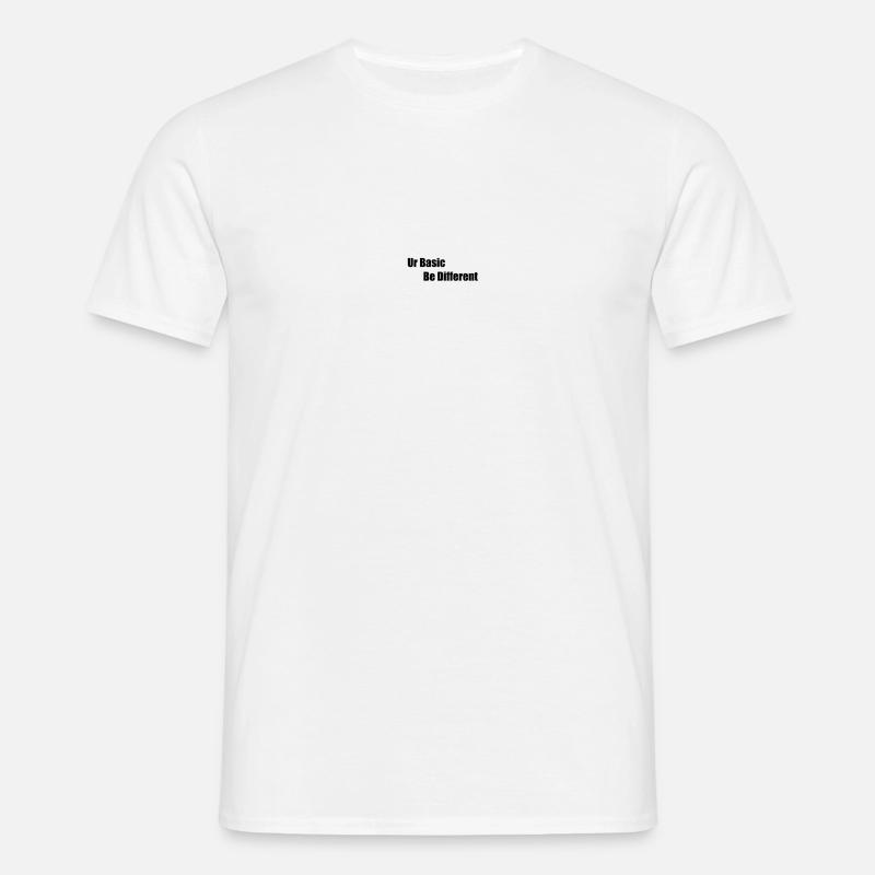 Ur Basic Be Diff - Männer T-Shirt - Weiß