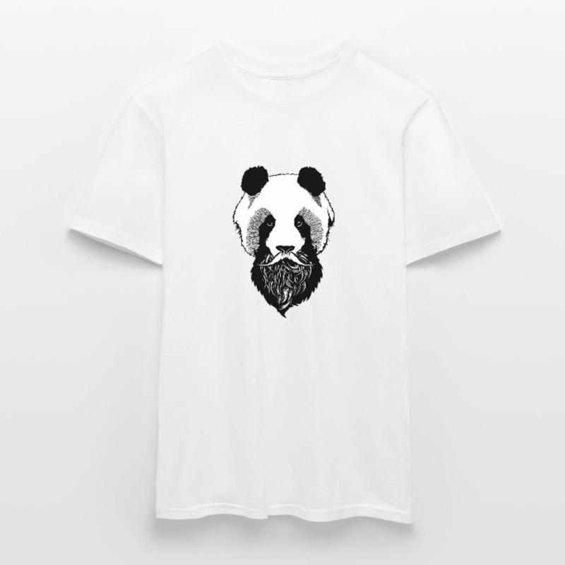 PandaKopf Schnurrbart Schnurrbart Schnurrbart Bart bartbart Männer T-Shirt