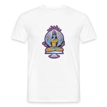 Kali, la mère de tous les êtres - T-shirt homme - blanc - Devant - AI Model Male 178 dark (178cm)