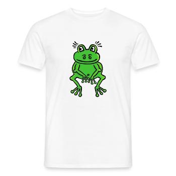 Drôle de grenouille - Prince Dream Prince Love - T-shirt homme - blanc - Devant - AI Model Male 178 dark (178cm)
