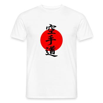 Karate do - T-shirt homme - blanc - Devant - AI Model Male 178 dark (178cm)