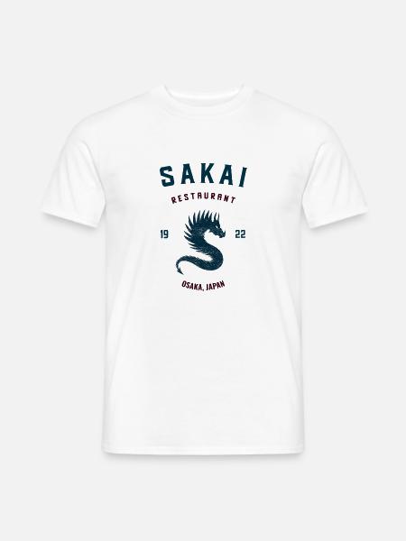 Sakai Japan Vintage - Männer T-Shirt - Weiß