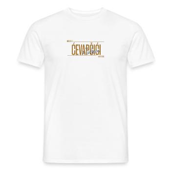 Cevapcici - Männer T-Shirt - Weiß - Vorne - AI Model Male 178 dark (178cm)