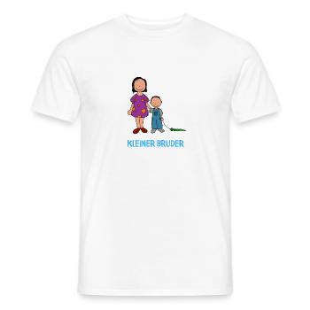 Kleiner Bruder - Männer T-Shirt - Weiß - Vorne - AI Model Male 178 dark (178cm)