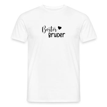 Bester Bruder Geschenkidee - Männer T-Shirt - Weiß - Vorne - AI Model Male 178 dark (178cm)