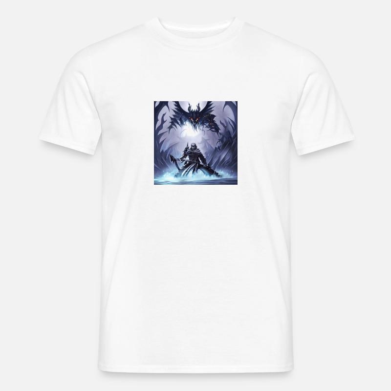 Fantasy Artwork Design 1 - Männer T-Shirt - Weiß