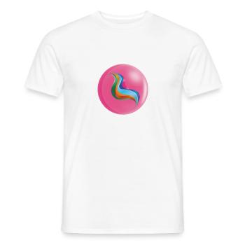 ME Pink - Männer T-Shirt - Weiß - Vorne - AI Model Male 178 dark (178cm)