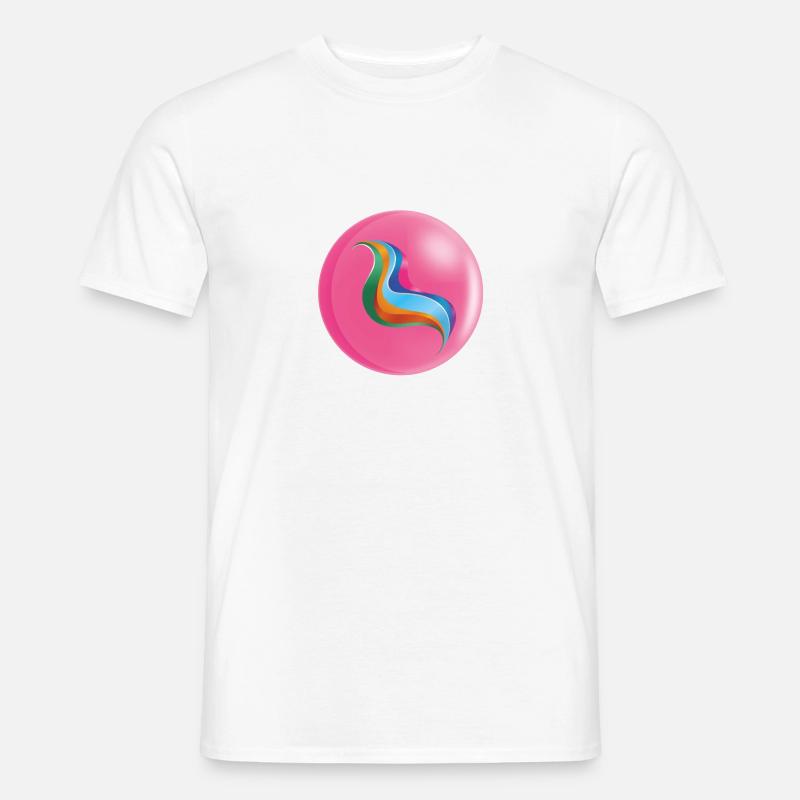 ME Pink - Männer T-Shirt - Weiß