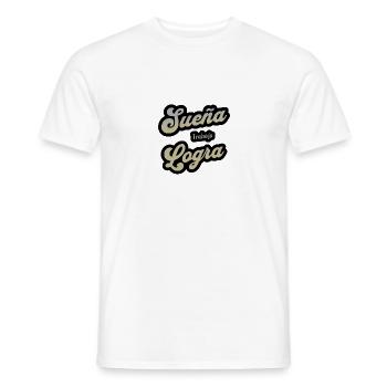 Machen Sie es möglich: Träumen Sie laut. Arbeite hart. Ausgeführt - Männer T-Shirt - Weiß - Vorne - AI Model Male 178 dark (178cm)