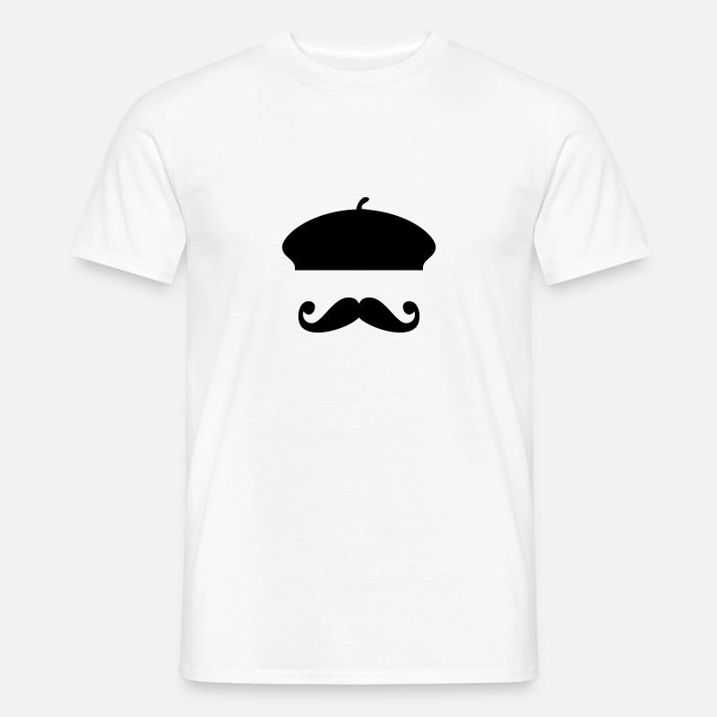 französisch touch - Männer T-Shirt - Weiß