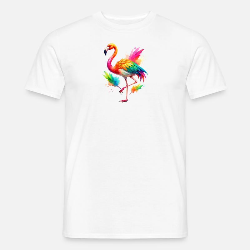 Flamingo Pride - Männer T-Shirt - Weiß