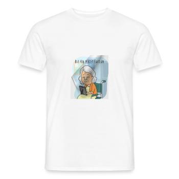 Oma Weihnachten - Männer T-Shirt - Weiß - Vorne - AI Model Male 178 dark (178cm)
