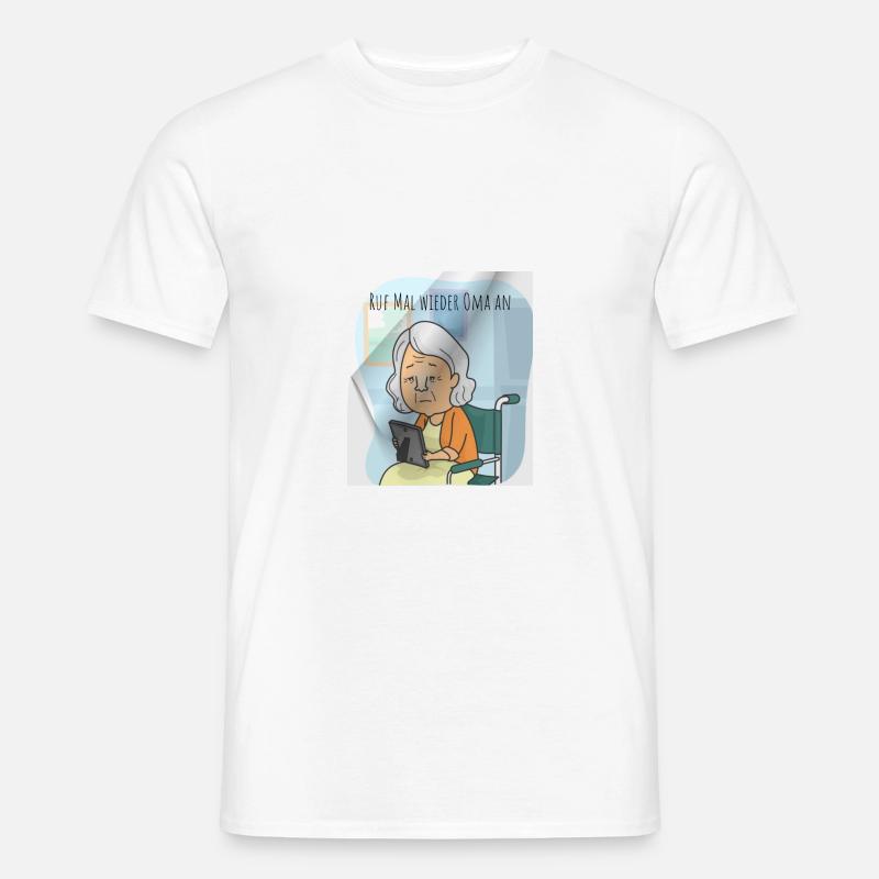 Oma Weihnachten - Männer T-Shirt - Weiß