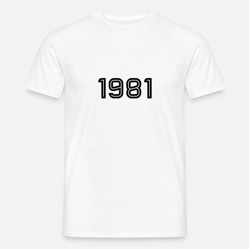 1981 Inline - Männer T-Shirt - Weiß